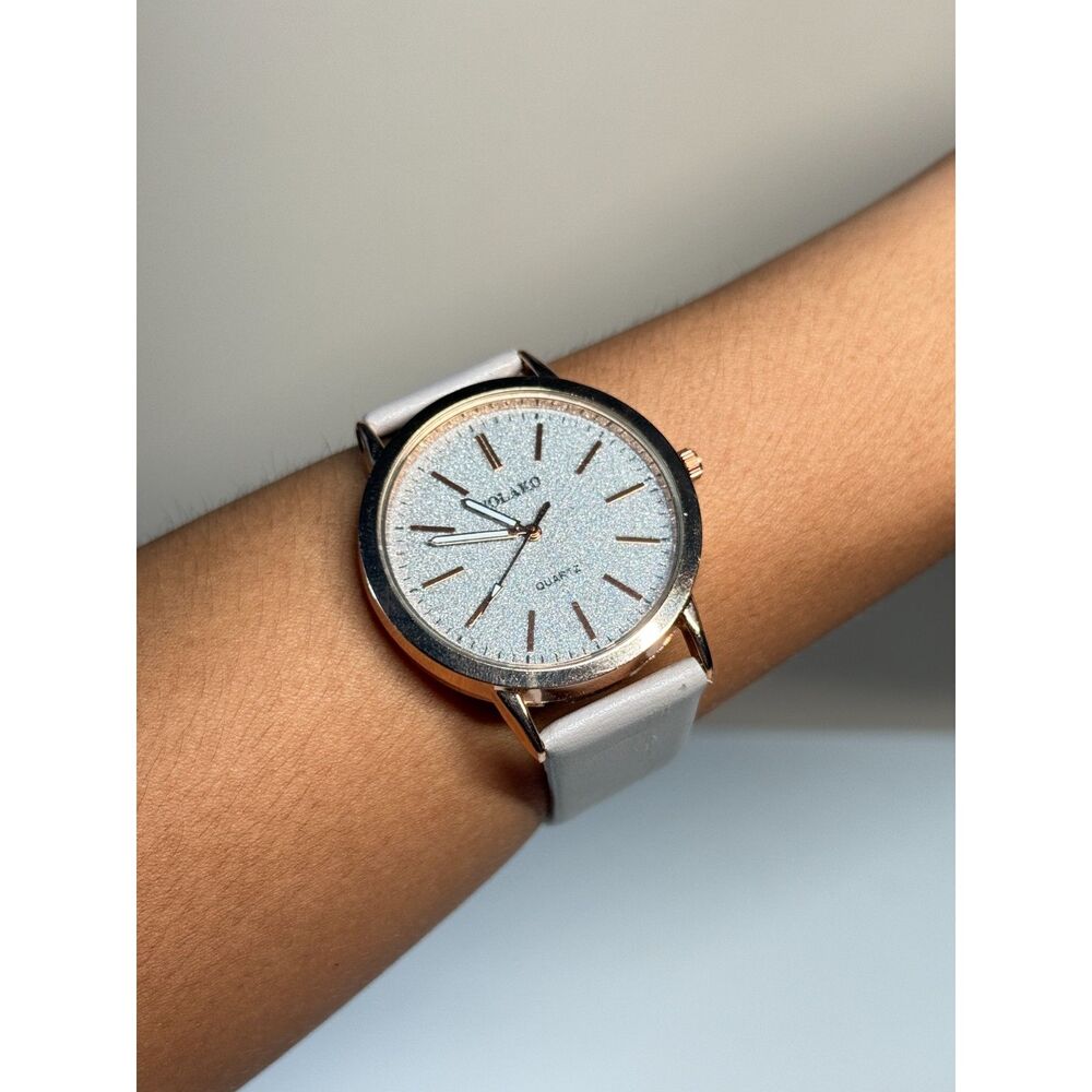 Yolako Women's Rose Gold Glitter Dial Quartz Watch - Picture 5 of 16